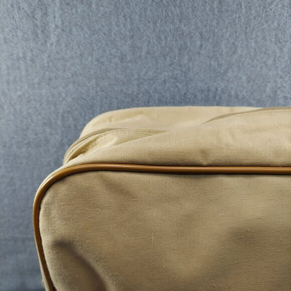 American Express Vintage Travel Bag With Retro Stripe Design READ Small Spot - Picture 7 of 15